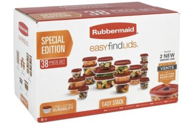 HOT! 38pc Rubbermaid Food Storage Containers Set Only $9 (Reg. $28)!